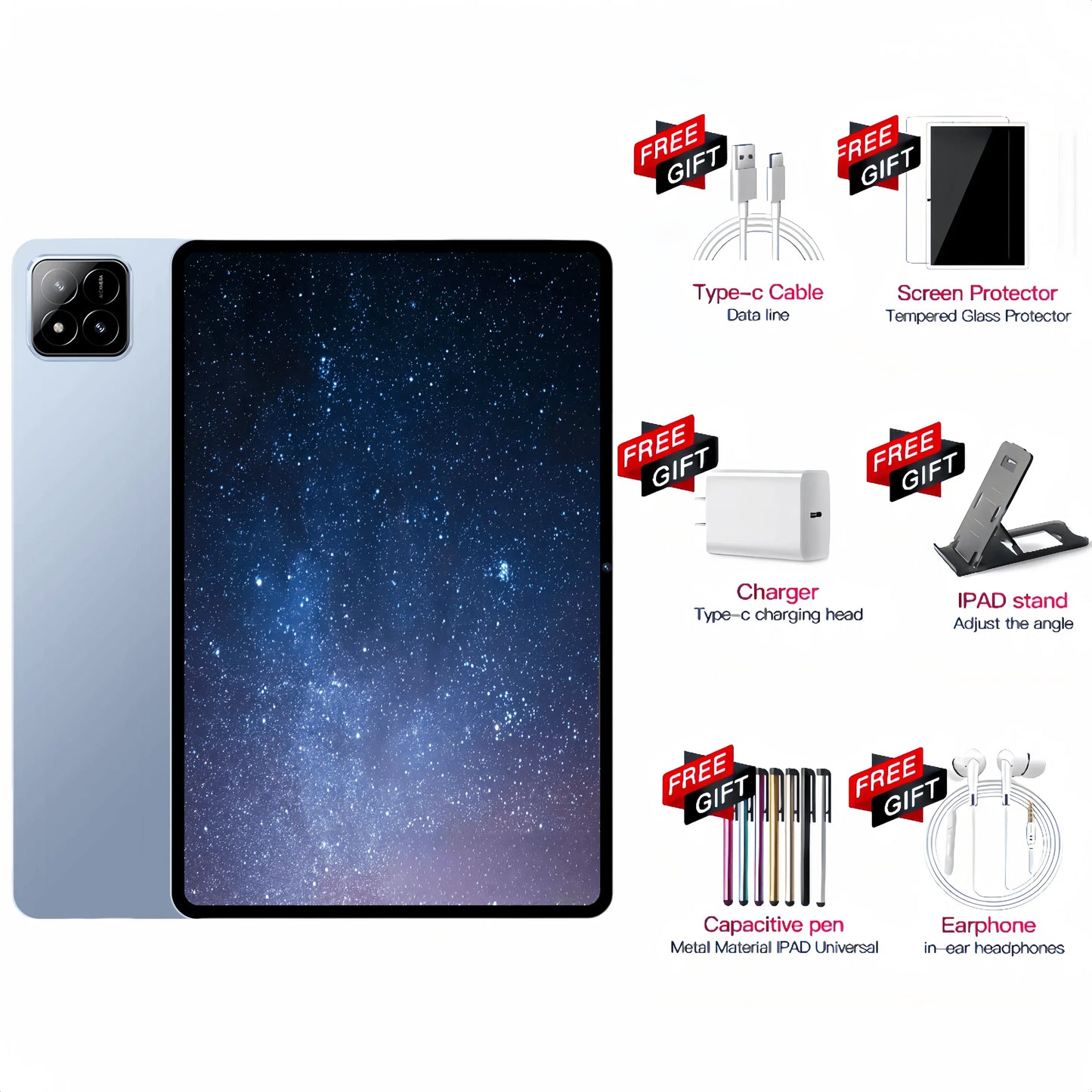 2025 Brand New Original PAD 7S Pro Android 14 Snapdragon 8gen2 Tablets 20000mAh 11Inch HD 22GB+2TB 5G Dual SIM Wifi Tablet PC