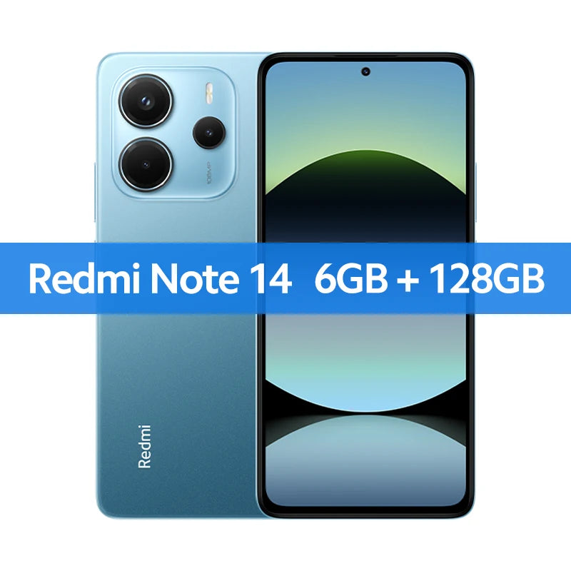 Xiaomi Redmi Note 14 Global Version MTK Helio G99 Ultra Smartphone 108MP AI Camera 5500mAh 6.67" 120Hz AMOLED Display IP54