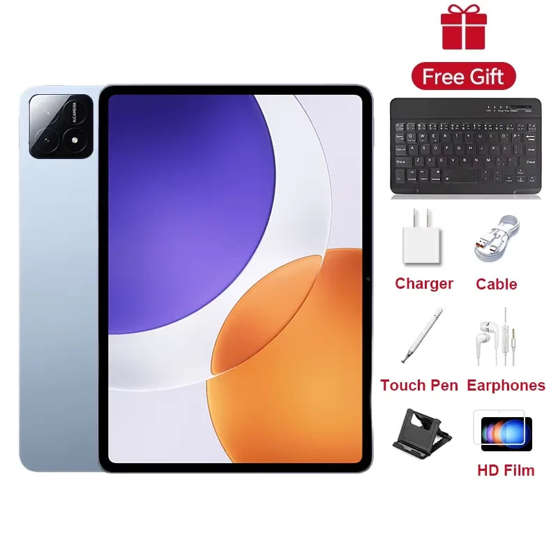 2025 NEW Original Android 14 Pad 7S Pro 22TB+2TB Global Version Snapdragon 8gen2 5G WiFi 20000mAh Dual SIM GPS HD 4K Tablet PC