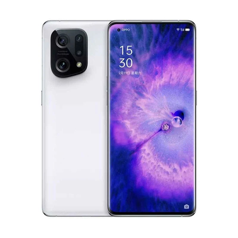Original Oppo Find X5 Mobile Phone Snapdragon 888 Android 12.0 Screen Fingerprint 6.55" 120HZ 80W Charger 50.0MP used phone