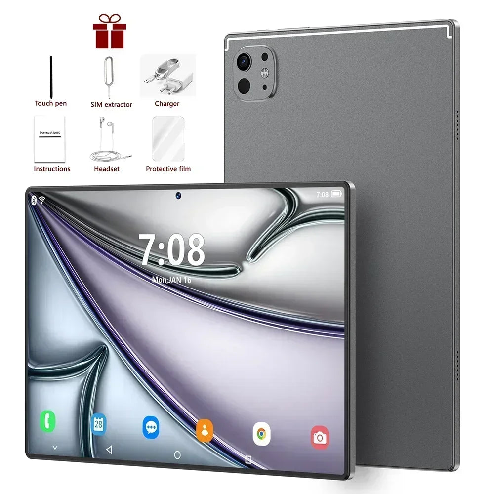 2025 Original Pad 9S Pro Tablets Android 15 22GB+2TB 10.1 inch Tablet PC Snapdragon888 Global Version 5G Dual SIM Card 10000mAh