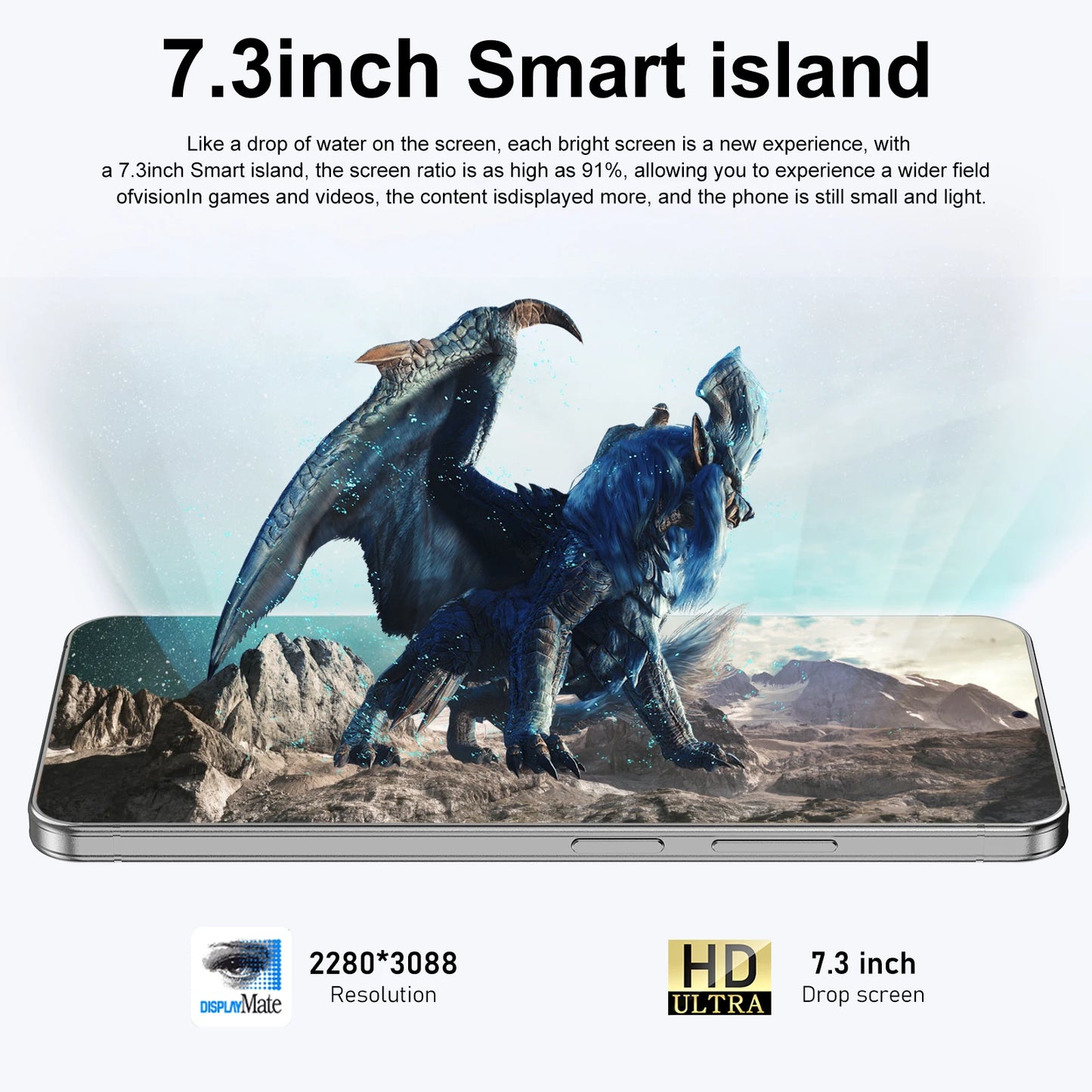 Original For P9 Pro XL Smartphone 7.3HD Screen 22G+2T Android15 10core 8800Mah Face Unlocked phone case 5G Mobile Phone caseNFC