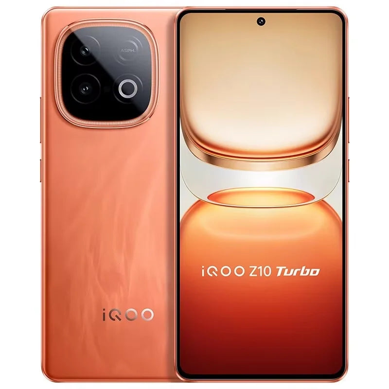 Original Vivo Iqoo Z10 Turbo 5G Mobile Phone 7620mAh Battery 100W Charge Dimensity 8400 Face ID 6.78" AMOLED 144HZ