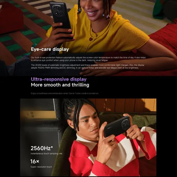 Original Xiaomi Redmi Note 14 Pro 5G Global Smartphone 12GB+256GB 6.67 inch Xiaomi HyperOS Octa Core 5G Mobile Phone