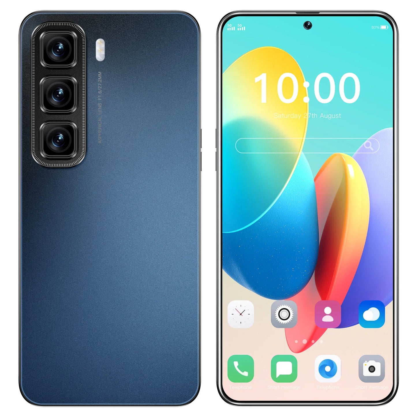 2025 New Arrival Original Hot 50 Pro 5G Smartphone 7.3 Inches 16GB+1TB Android Unlocked Phone Hot50 Mobile Phone Hot60i