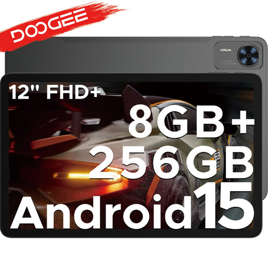 Global Version DOOGEE T36 Android Tablet 15 8 + 256GB 12 ''FHD + 90Hz IPS Display Unisoc T620 Octa Core 8800mAh Battery Widevine L1