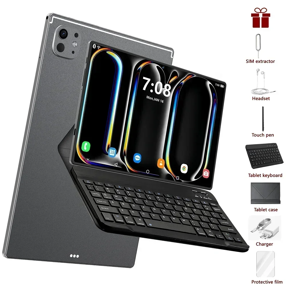 2025 Original Pad 9S Pro Tablets Android 15 22GB+2TB 10.1 inch Tablet PC Snapdragon888 Global Version 5G Dual SIM Card 10000mAh