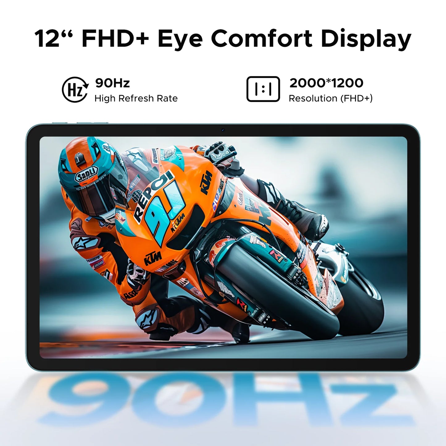 Global Version DOOGEE T36 Android Tablet 15 8 + 256GB 12 ''FHD + 90Hz IPS Display Unisoc T620 Octa Core 8800mAh Battery Widevine L1