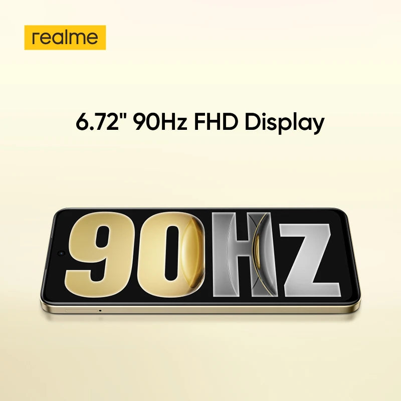 [World Premiere] realme C75 Smartphone Helio G92 Max Chipset 5828mAh Battery 45W Charge 6.72'' 90Hz Display 50MP Camera NFC IP69