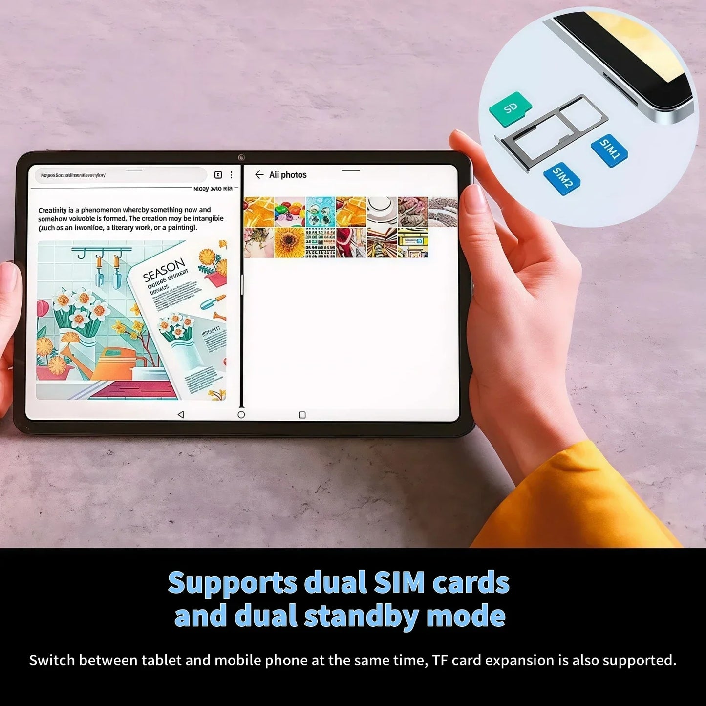 2025 Brand New  Original PAD 7S Pro Android 14 Snapdragon 8gen2 Tablets 20000mAh 11Inch HD 22GB+2TB 5G Dual SIM Wifi Tablet PC