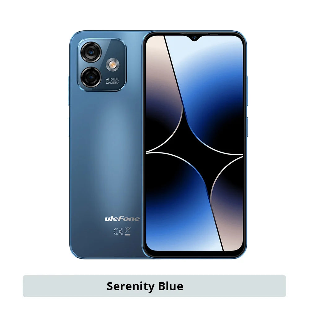 Ulefone Note 16 Pro 4G,16 ГБ（8ГБ+8ГБ расширенной）256 ГБ,Android 13, телефон,50 МП, 6,52 дюйма,4400 мАч,GPS,глобальная версия