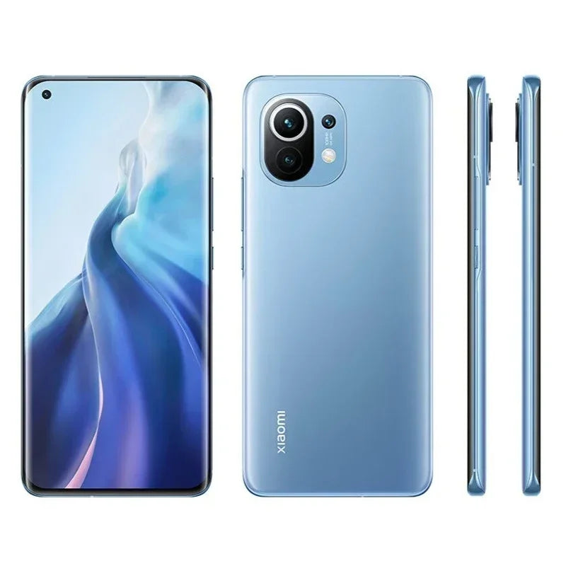 Xiaomi 11 5G smartphone 55W HyperOS 1.0 3200×1440pixel 6.81inch Snapdragon 888 4500mAh 55W 108mp  used phone