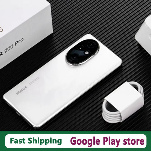 In Stock Honor 200 Pro Smart Phone Snapdragon 8S Gen 3 Face ID Wireless Charge 50.0MP Camera 6.78" OLED 120HZ 50.0MP Camera