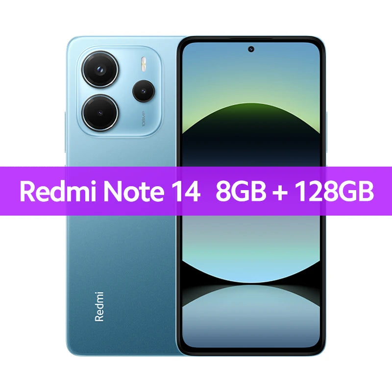 【World Premiere】Global Version Xiaomi Redmi Note 14 MediaTek Helio G99-Ultra 108MP AI 5500mAh 6.67" AMOLED 120Hz Display
