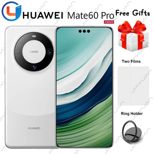Original Huawei Mate 60 Pro 5G Mobile Phone 6.82" OLED 120Hz Screen Kirin 9000S HarmonyOS 4.0 Battery 5000mAh Smartphone