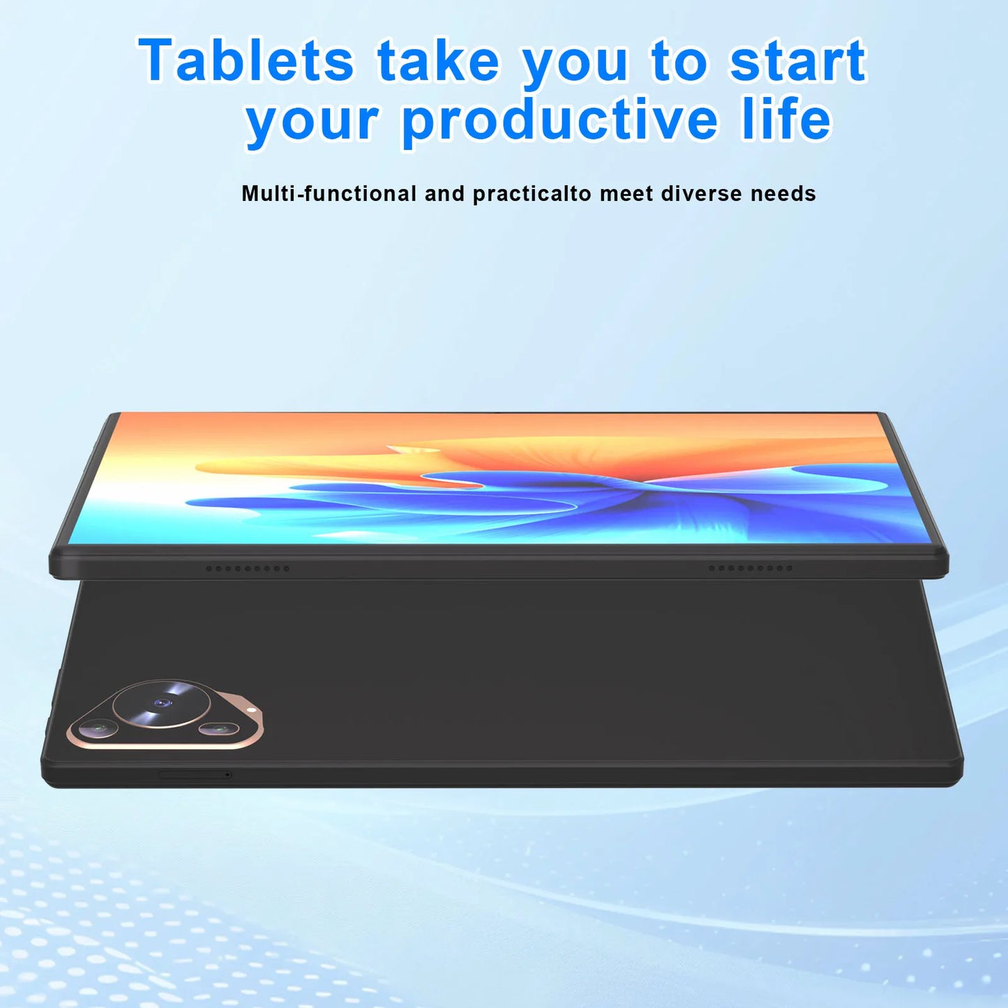 Pad 9 Pro tablets 10.1 Inch 2K Full-Screen 22GB+2048GB Snapdragon 8 Gen3 20000mAh Android 15 24MP+48MP High-Performance Tablet