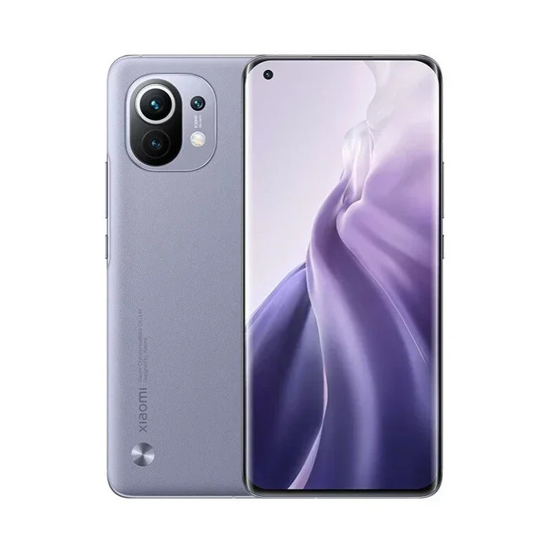 Xiaomi 11 5G smartphone 55W HyperOS 1.0 3200×1440pixel 6.81inch Snapdragon 888 4500mAh 55W 108mp  used phone