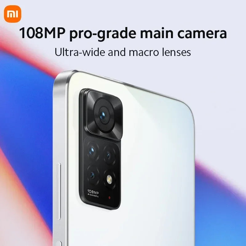 Xiaomi Redmi Note 11 Pro 8GB 256GB Global Rom NFC MTK Helio G96 Octa Core 108MP Camera 120Hz Display 5G Smartphone