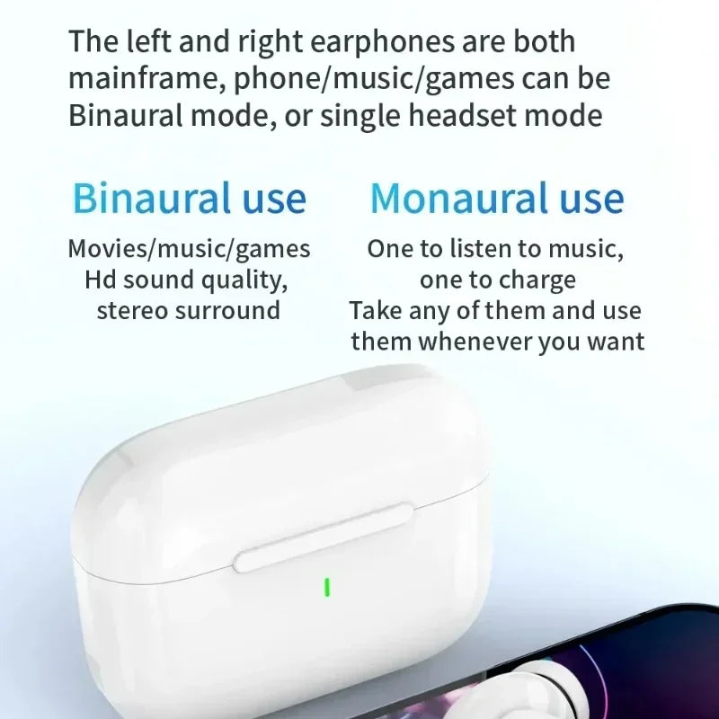 Airs  Pros Wireless Bluetooth Earphones Game Earphones Suitable