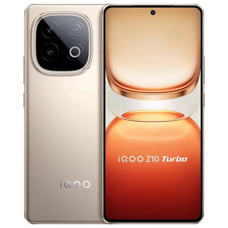 Original Vivo Iqoo Z10 Turbo 5G Mobile Phone 7620mAh Battery 100W Charge Dimensity 8400 Face ID 6.78" AMOLED 144HZ