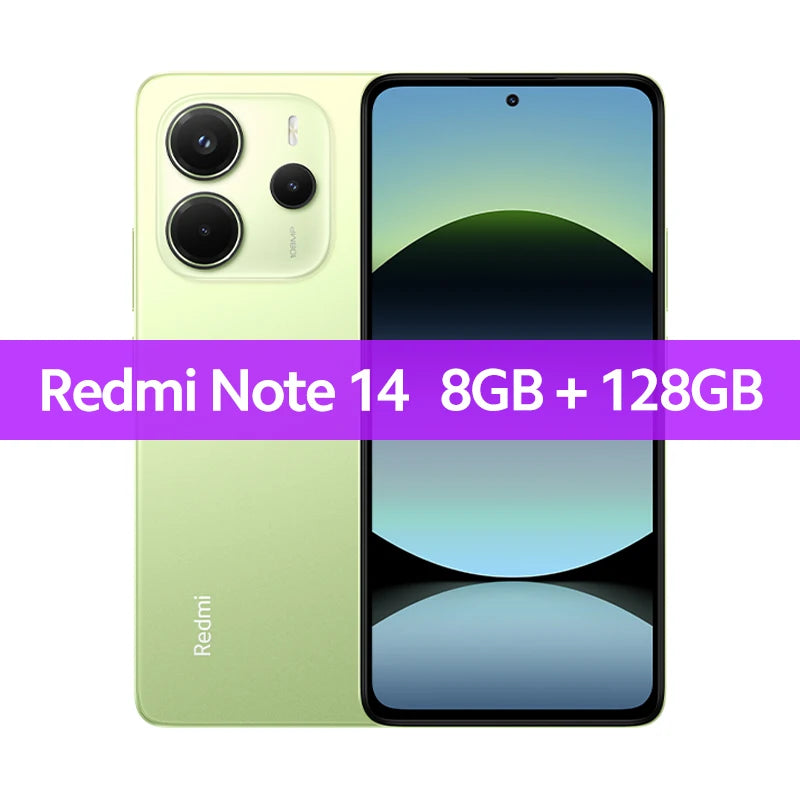 Xiaomi Redmi Note 14 Global Version MTK Helio G99 Ultra Smartphone 108MP AI Camera 5500mAh 6.67" 120Hz AMOLED Display IP54