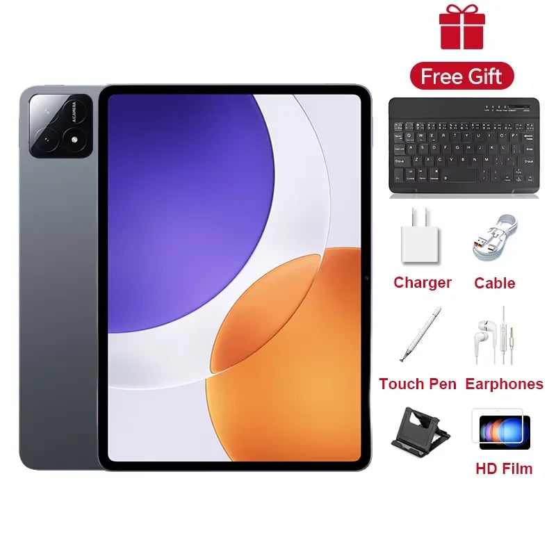 2025 NEW Original Android 14 Pad 7S Pro 22TB+2TB Global Version Snapdragon 8gen2 5G WiFi 20000mAh Dual SIM GPS HD 4K Tablet PC