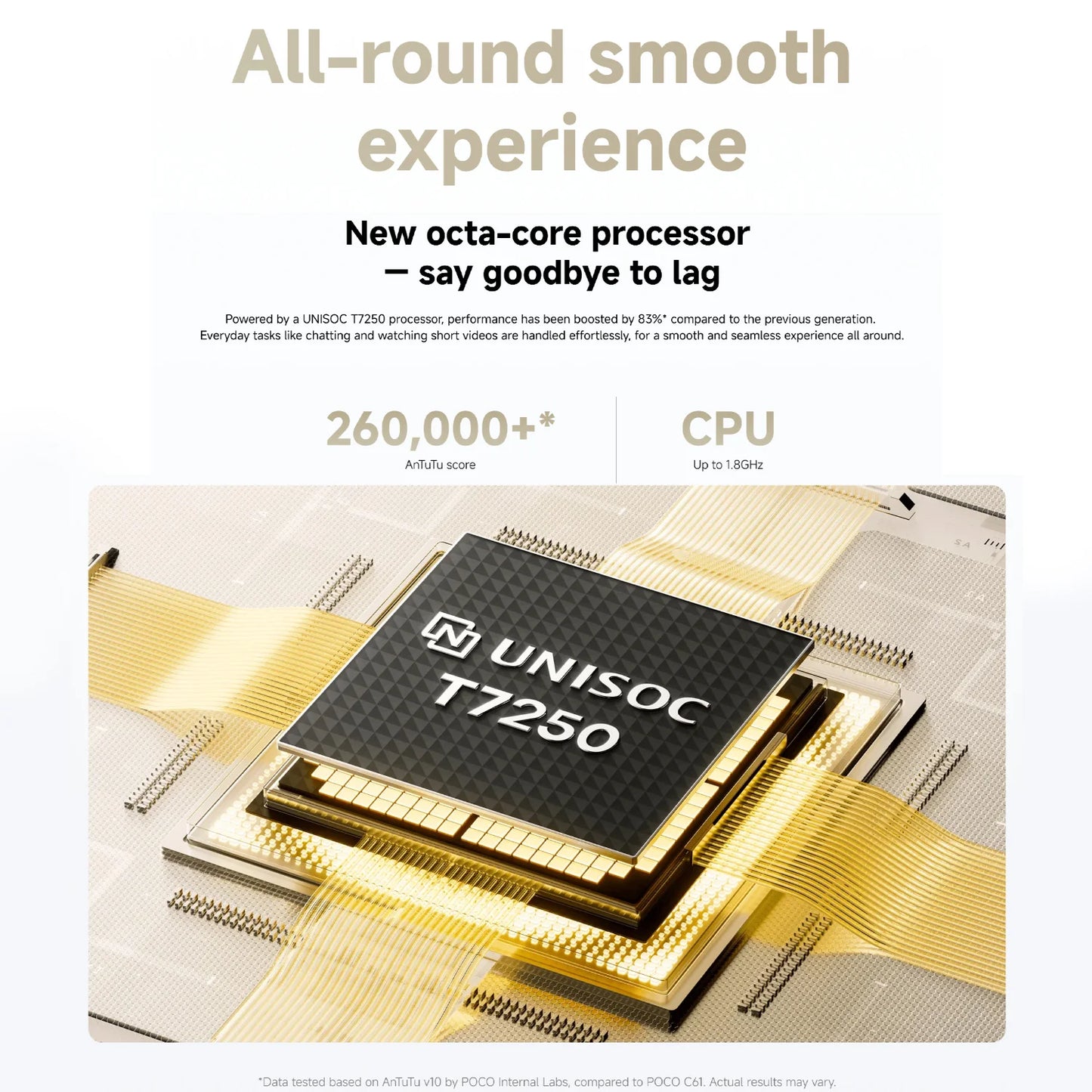 POCO C71 4G 3+64GB Global Version 6.88" 120Hz Screen Powered by a UNISOC T7250 Processor 32MP AL Dual Camera 5200mAh Battery