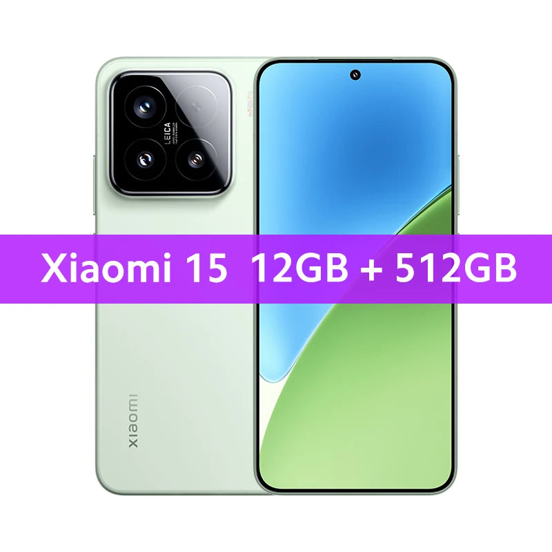 Global Version Xiaomi 15 5G Smartphone Snapdragon® 8 Elite Mobile Platform 6.36" 3200 nits ultra-bright display 50MP Camera