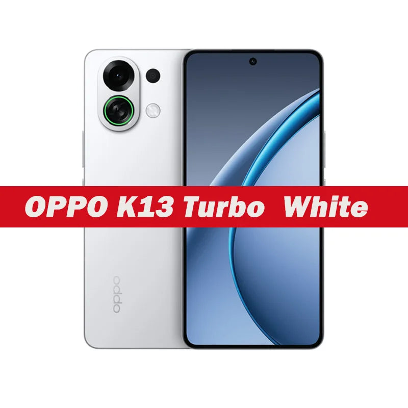 Original OPPO K13 Turbo 5G 6.8" AMOLED Dimensity 8450 120Hz 7000mAh Battery 80W SuperVOOC 50MP Camera NFC OTA ColorOS 15 Turbo