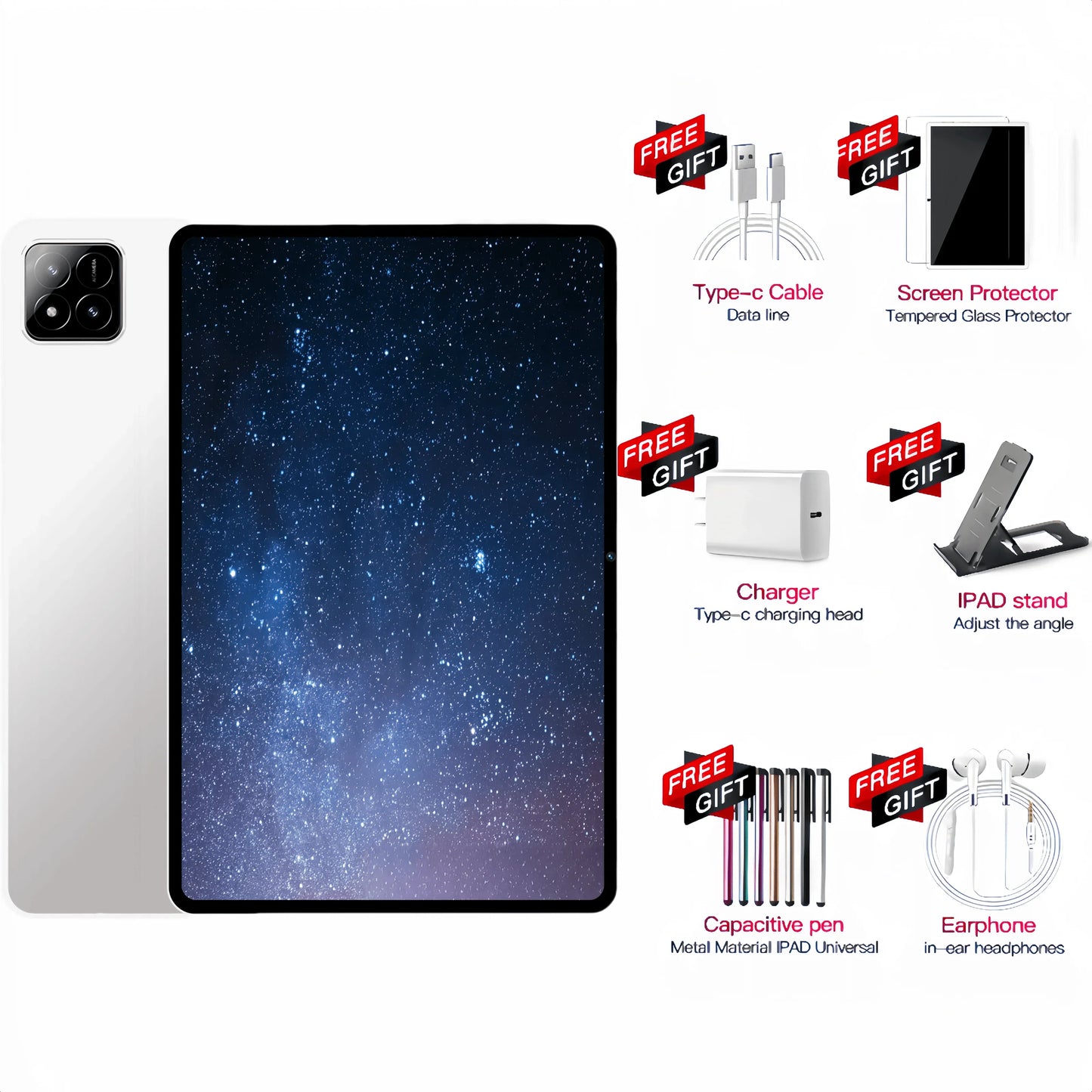 2025 Brand New  Original PAD 7S Pro Android 14 Snapdragon 8gen2 Tablets 20000mAh 11Inch HD 22GB+2TB 5G Dual SIM Wifi Tablet PC