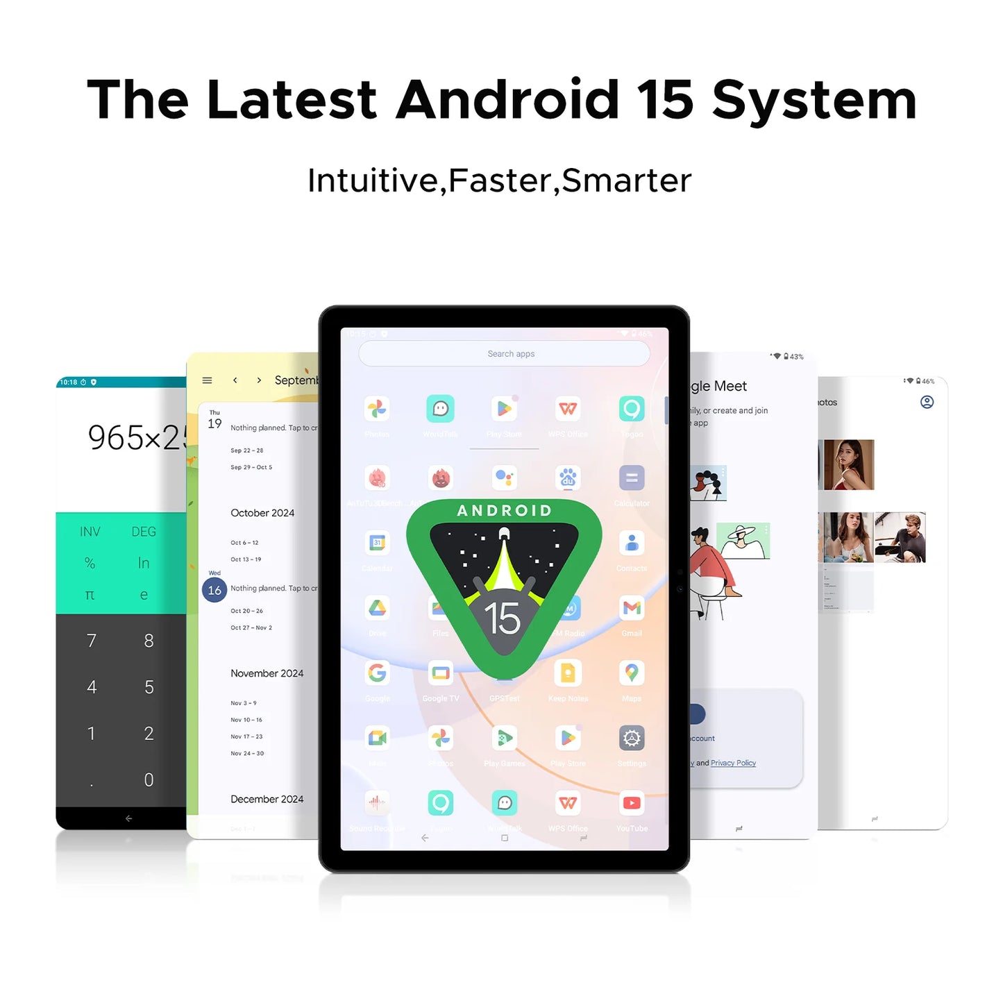 Global Version DOOGEE T36 Android Tablet 15 8 + 256GB 12 ''FHD + 90Hz IPS Display Unisoc T620 Octa Core 8800mAh Battery Widevine L1