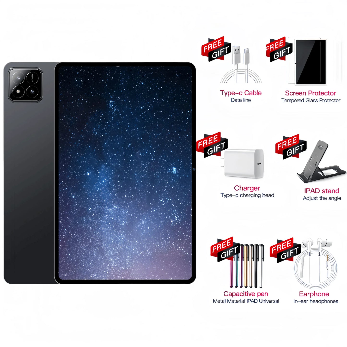 2025 Brand New  Original PAD 7S Pro Android 14 Snapdragon 8gen2 Tablets 20000mAh 11Inch HD 22GB+2TB 5G Dual SIM Wifi Tablet PC