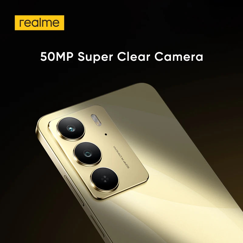 [World Premiere] realme C75 Smartphone Helio G92 Max Chipset 5828mAh Battery 45W Charge 6.72'' 90Hz Display 50MP Camera NFC IP69