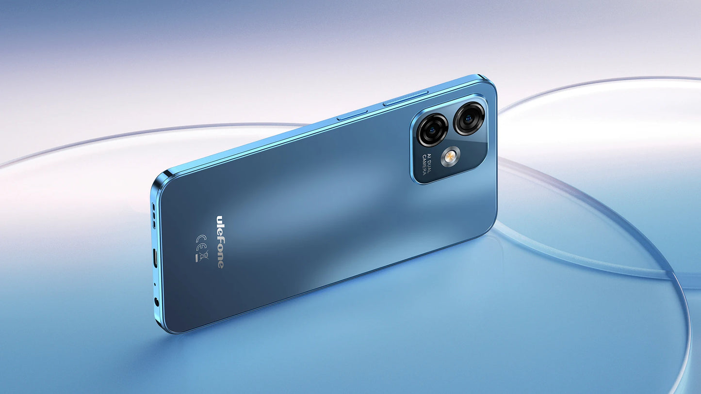 Ulefone Note 16 Pro 4G,16 ГБ（8ГБ+8ГБ расширенной）256 ГБ,Android 13, телефон,50 МП, 6,52 дюйма,4400 мАч,GPS,глобальная версия