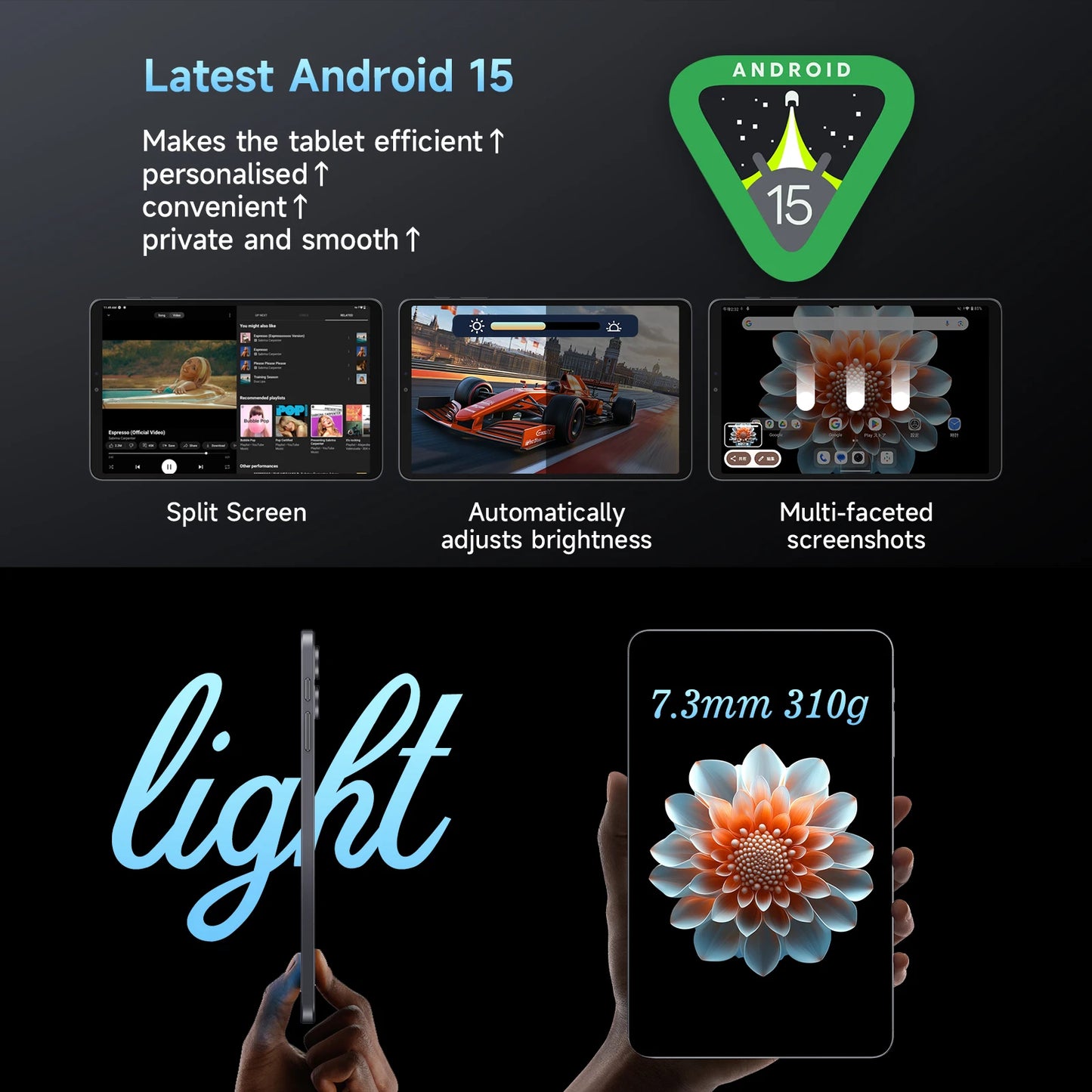 ALLDOCUBE iPlay70 mini Pro Tablet 8.4" 90Hz Display MT8791 16GB（8GB+8GB Virtual）RAM 256GB ROM 4G LTE 6050mAh Android15