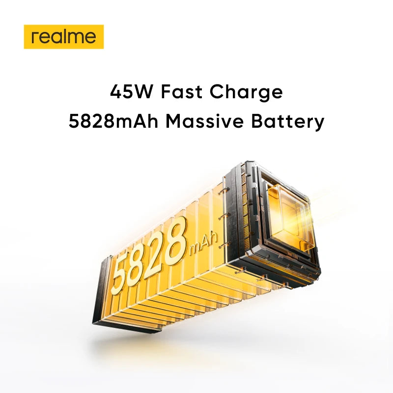 [World Premiere] realme C75 Smartphone Helio G92 Max Chipset 5828mAh Battery 45W Charge 6.72'' 90Hz Display 50MP Camera NFC IP69