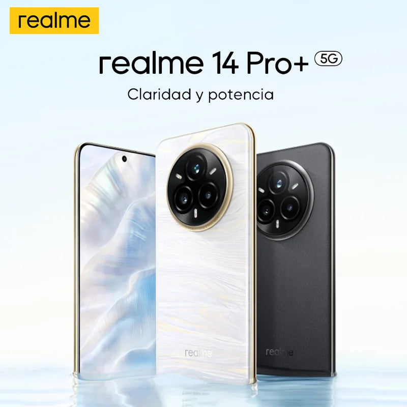 2025 Realme 14 Pro+ Smartphone 5g Snapdragon 7S Gen 3 6.83'' 120Hz Oled Screen  realme 14 Pro Plus Nfc Global Version