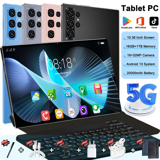 2025 S11 ultra Tablet Android 20000mAh 10.36 inch Global Version 16GB+1TB New Network 14 Core Android 13.0  Wifi Tablet