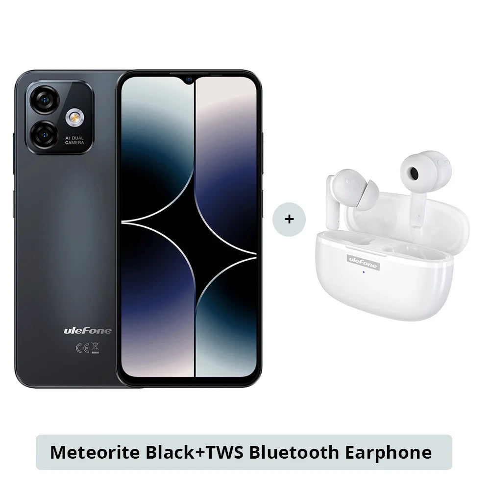 Ulefone Note 16 Pro 4G,16 ГБ（8ГБ+8ГБ расширенной）256 ГБ,Android 13, телефон,50 МП, 6,52 дюйма,4400 мАч,GPS,глобальная версия