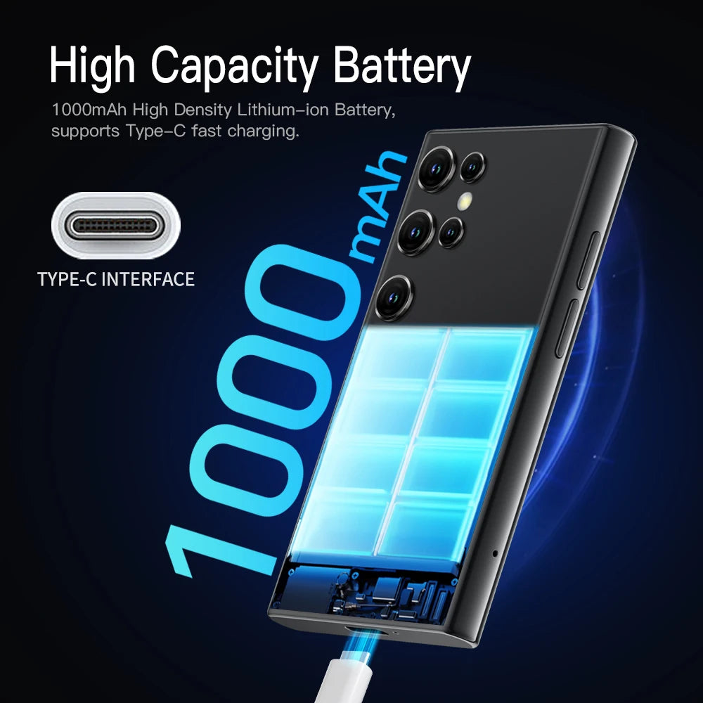 SERVO S23 ULTRA Mini Smartphone Android OS 2GB RAM+16GB ROM Play Store WiFi Hotspot 3.0" Display Palm Smart Cellphones 3G WCDMA