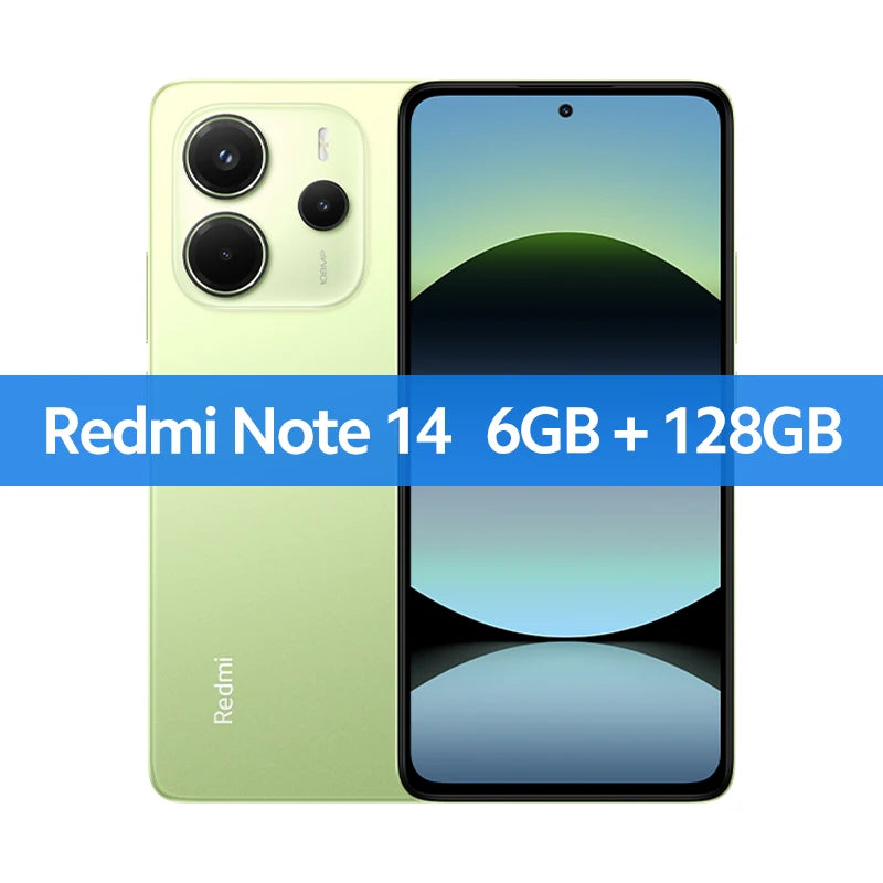 Xiaomi Redmi Note 14 Global Version MTK Helio G99 Ultra Smartphone 108MP AI Camera 5500mAh 6.67" 120Hz AMOLED Display IP54