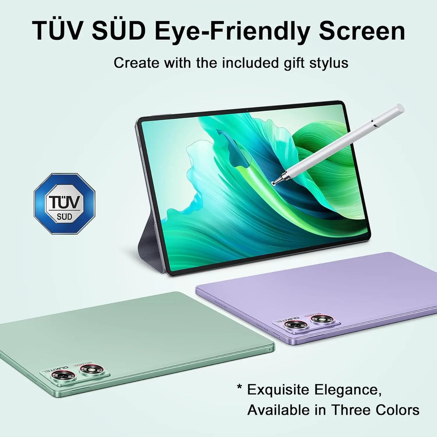 OUKITEL OT8 Tablet 11"2K,Android 13 Con Penna,30(6+24)GB+256GB,Octa-Core Unisoc T606,8800mAh,8MP+13MP AI Camera,4G Dual SIM/GPS