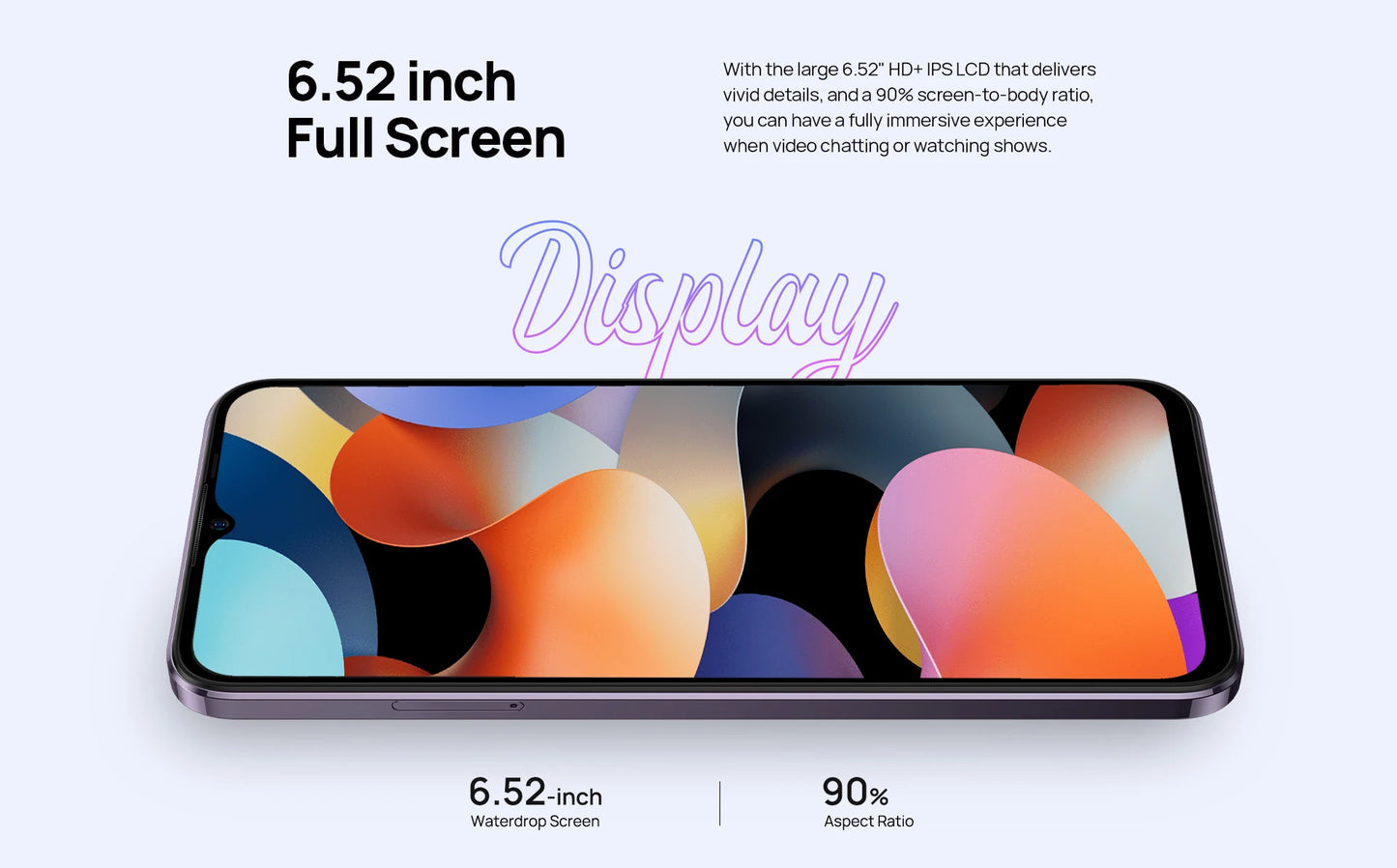 Ulefone Note 16 Pro 4G,16 ГБ（8ГБ+8ГБ расширенной）256 ГБ,Android 13, телефон,50 МП, 6,52 дюйма,4400 мАч,GPS,глобальная версия