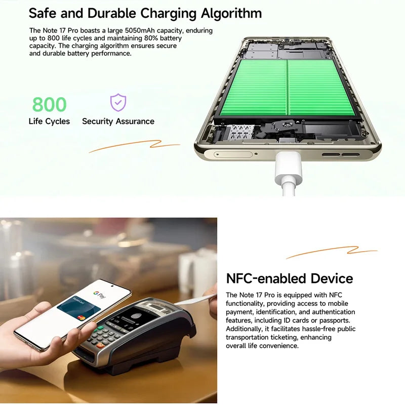 In Stock Ulefone Note 17 Pro,24GB+256GB,Android 13,NFC,6.78" 120HZ AMOLED Curved Display,108MP Camera,5050mAh,Global Version