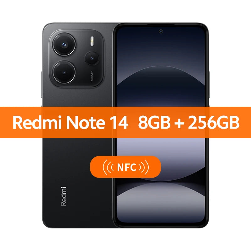 【World Premiere】Global Version Xiaomi Redmi Note 14 MediaTek Helio G99-Ultra 108MP AI 5500mAh 6.67" AMOLED 120Hz Display