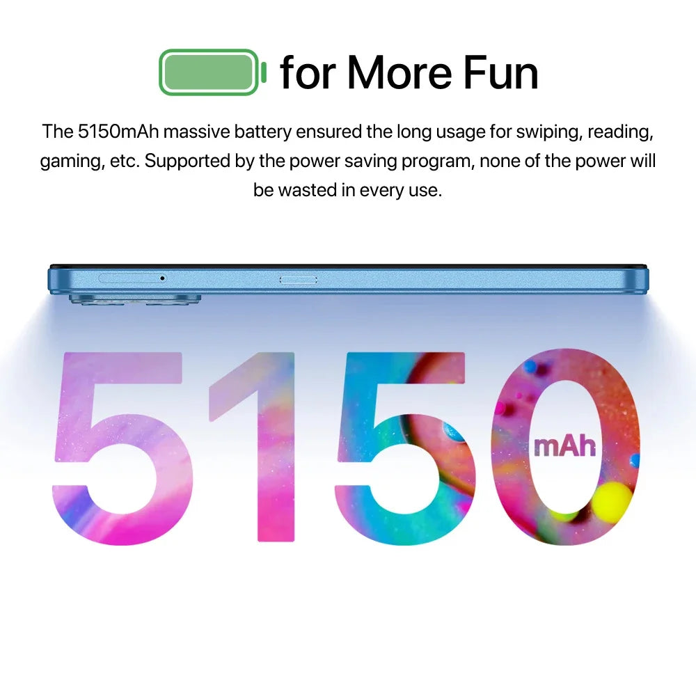 UMIDIGI A13S 4GB 64GB Android 11 Quad Core 6.7" HD+ Display Cellular 5150mAh 16MP Rear Camera Global 4G Network