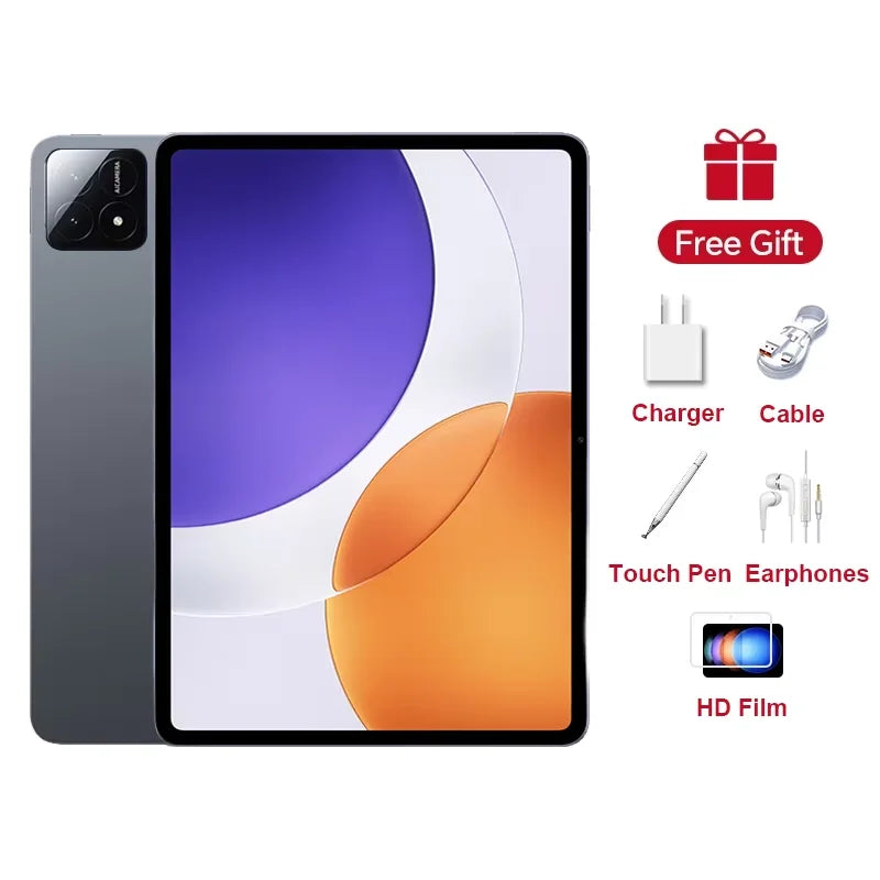 2025 NEW Original Android 14 Pad 7S Pro 22TB+2TB Global Version Snapdragon 8gen2 5G WiFi 20000mAh Dual SIM GPS HD 4K Tablet PC